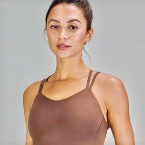Lululemon Brown sports bra/ super soft/align